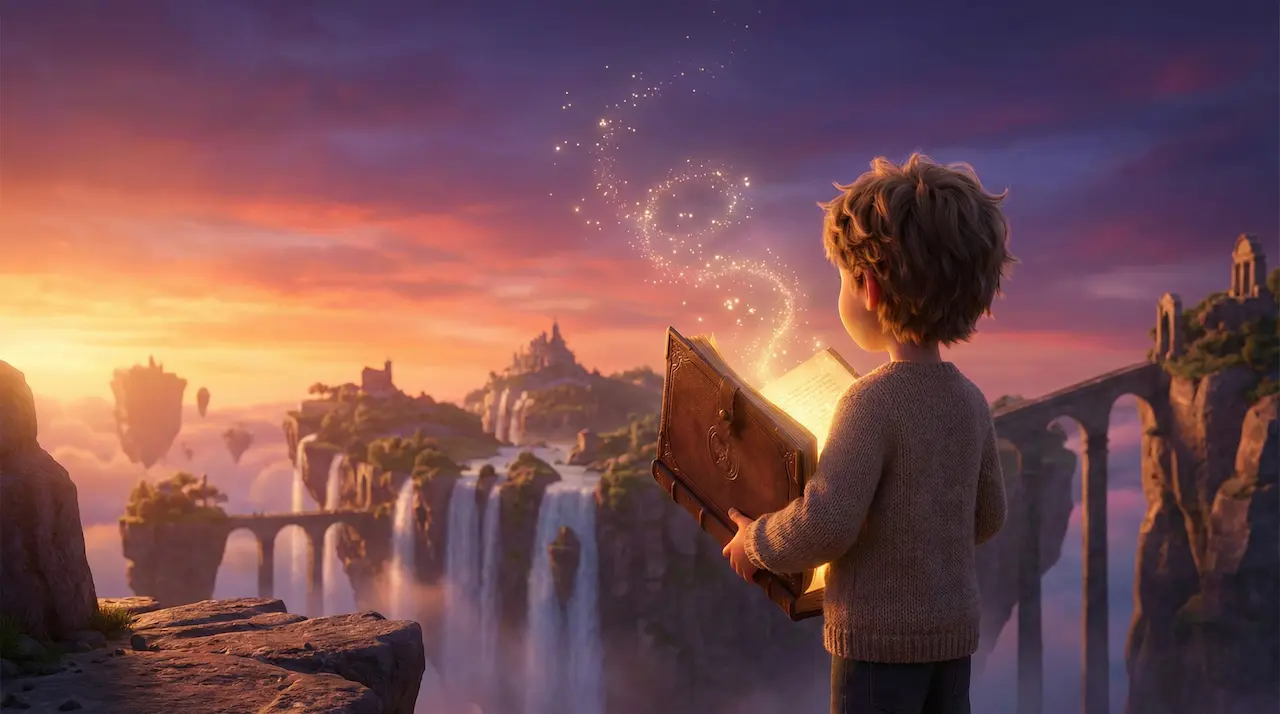 Magical ending background