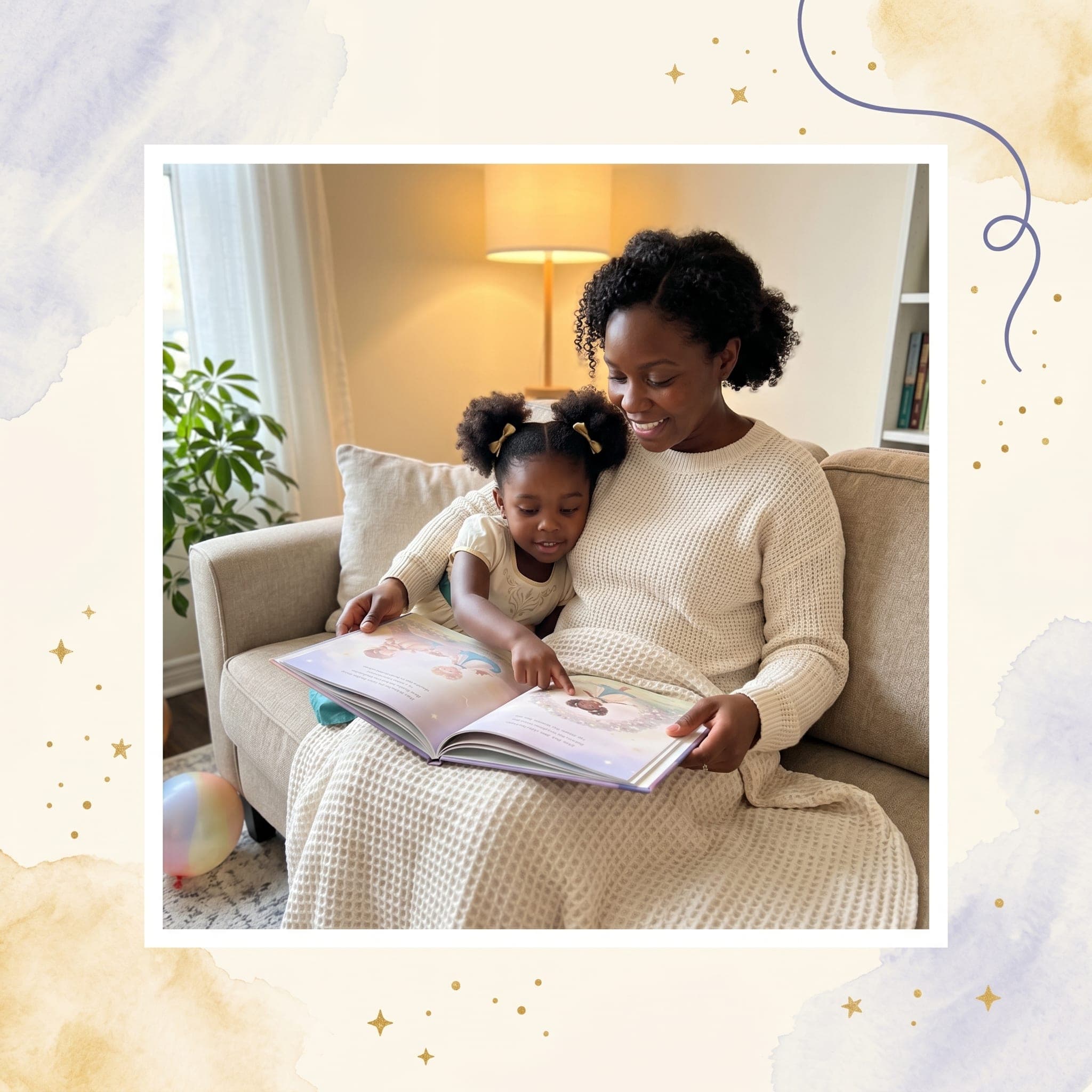 Mon livre d'anniversaire — moment de lecture en famille