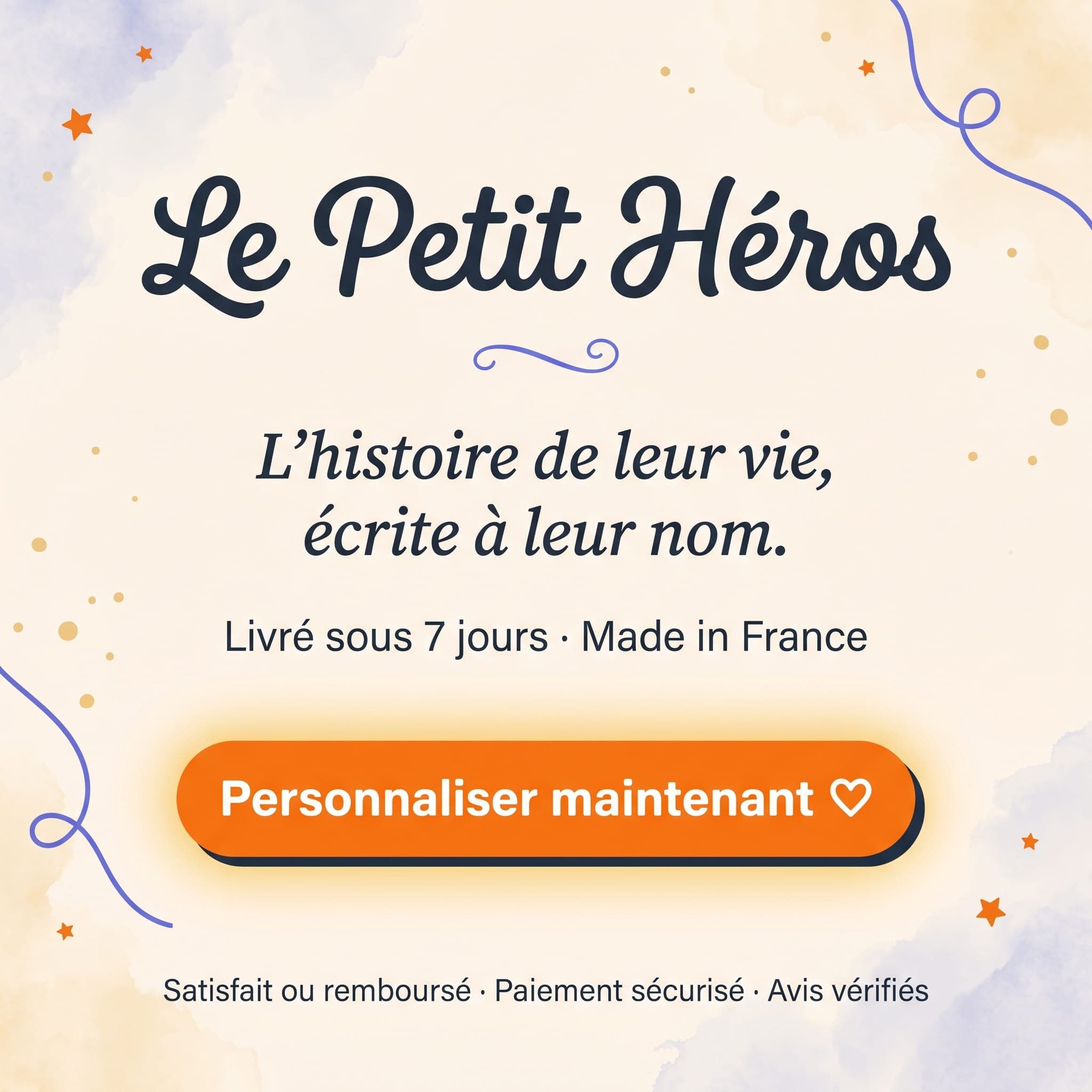 Mon livre d'anniversaire — appel à découvrir
