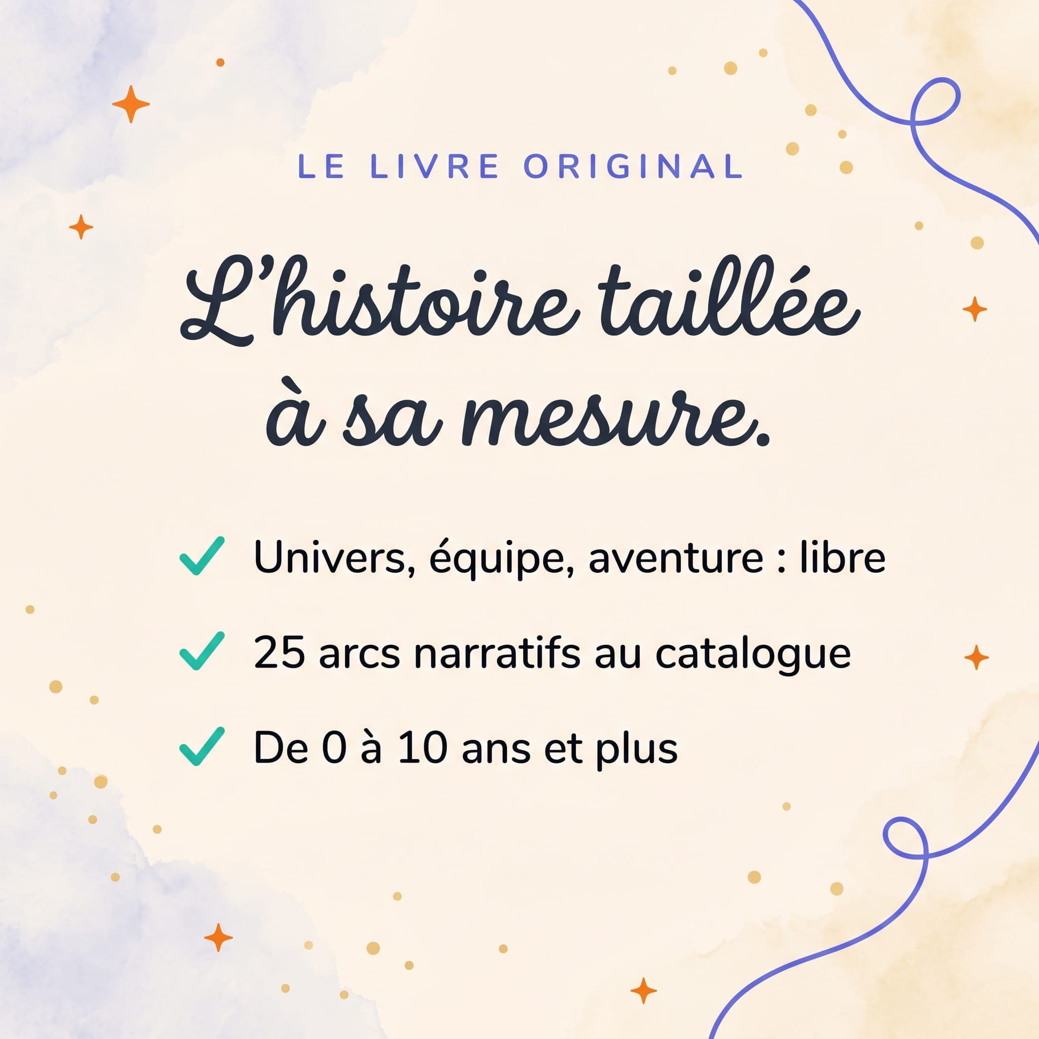Mon livre sur mesure — univers du livre