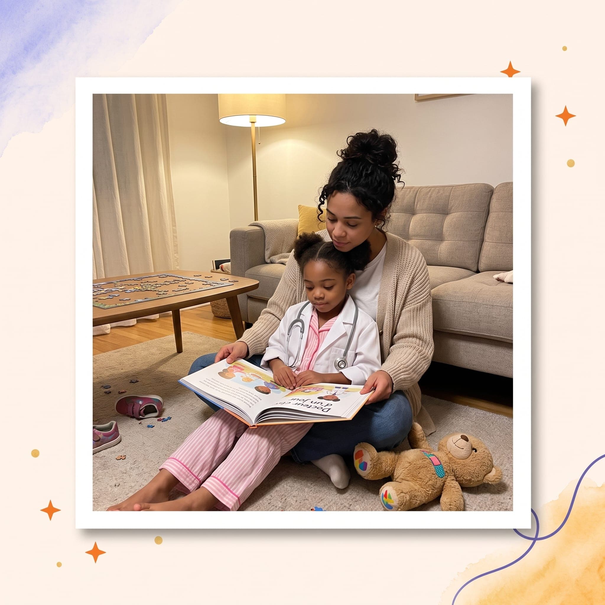 Docteur d'un jour — moment de lecture en famille