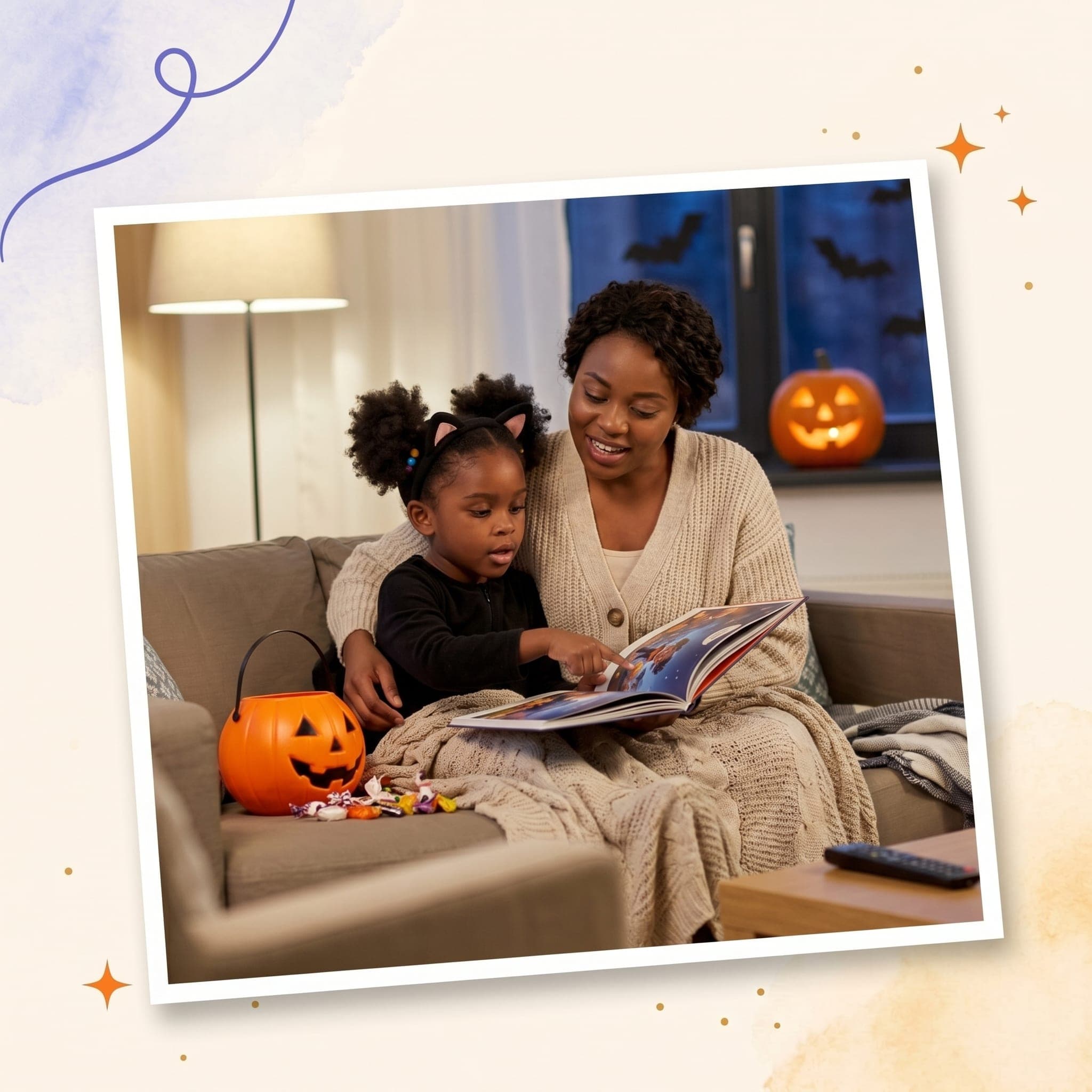 Ma nuit d'Halloween — moment de lecture en famille