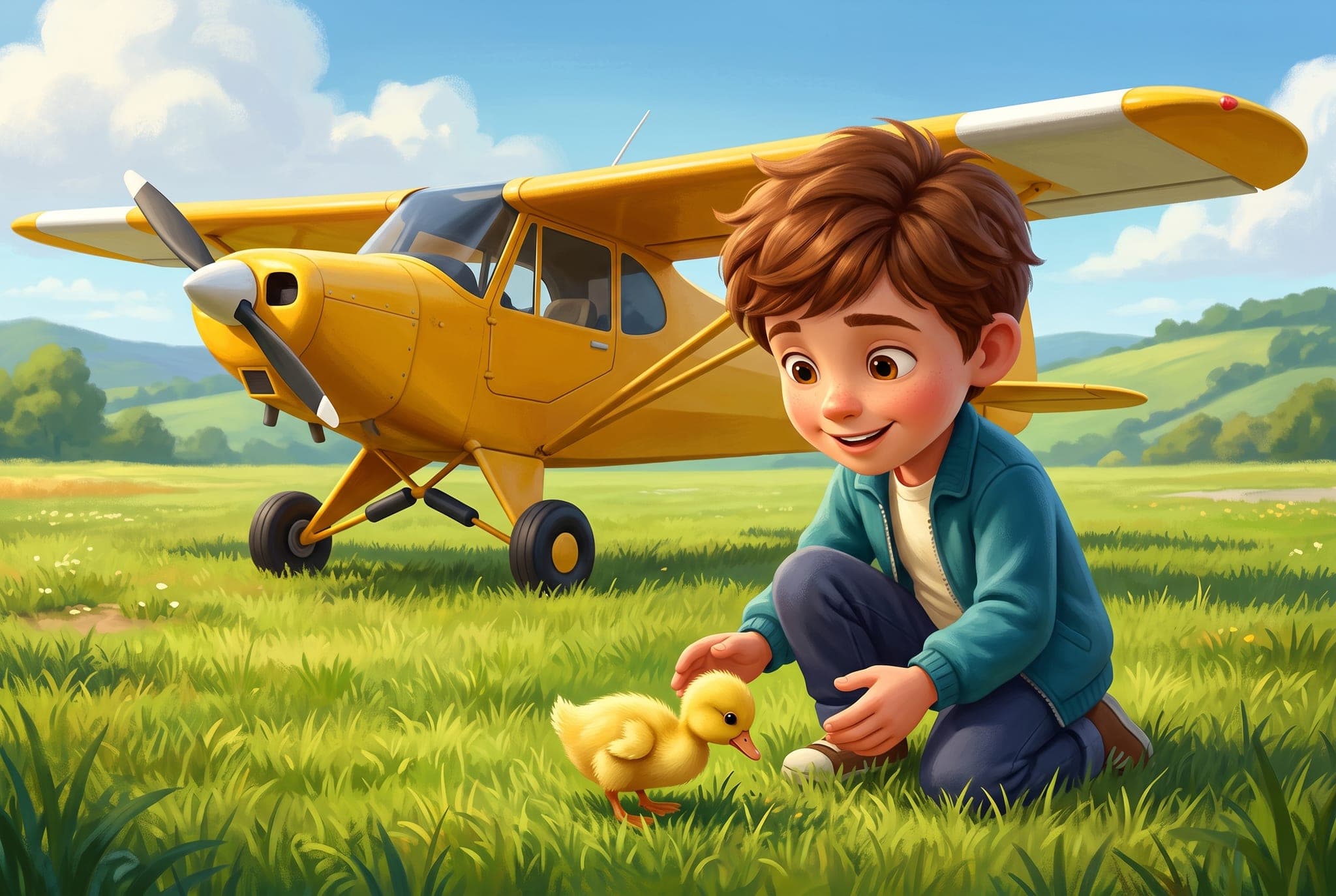 Mon petit avion — scène d'intérieur 1