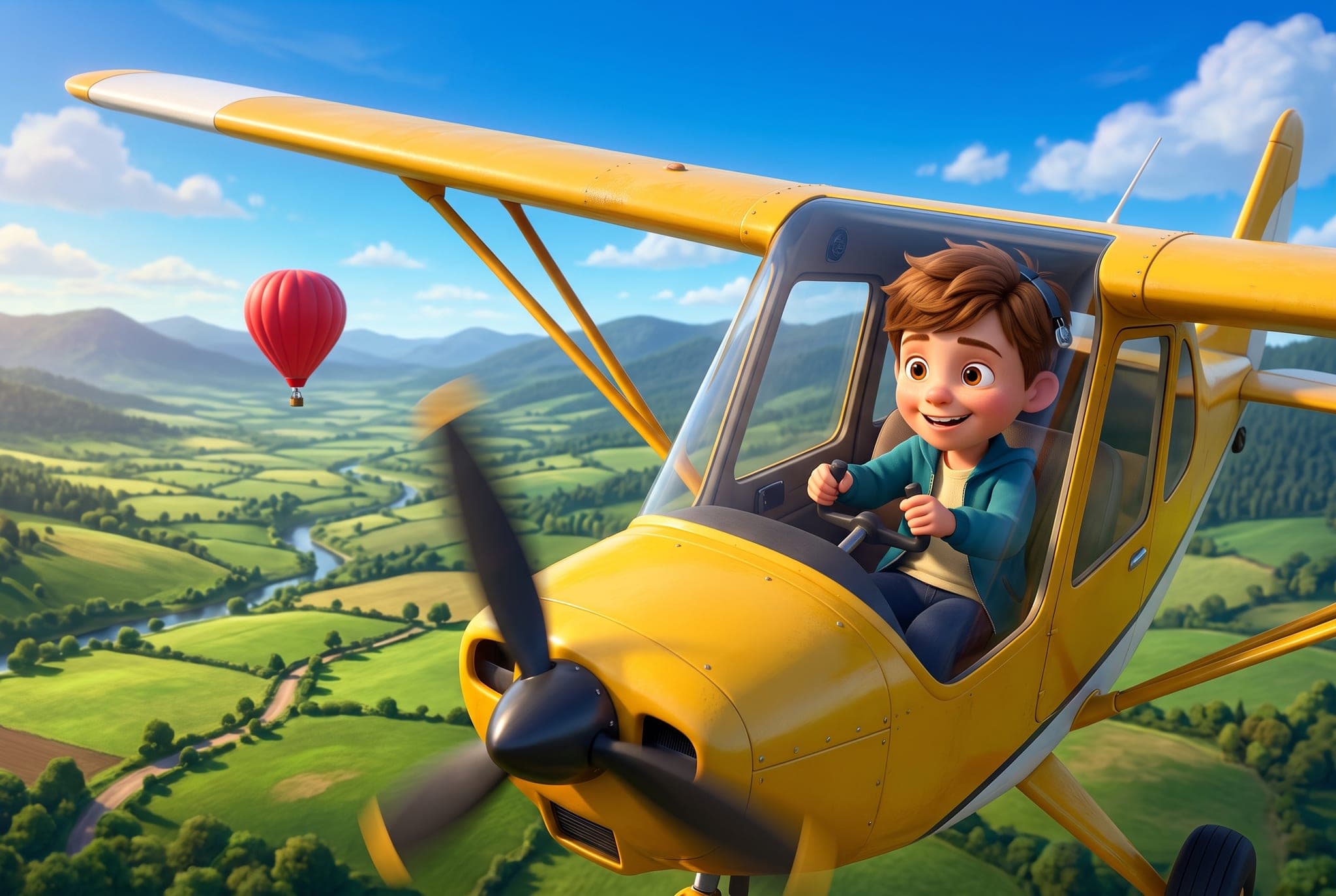 Mon petit avion — scène d'intérieur 2