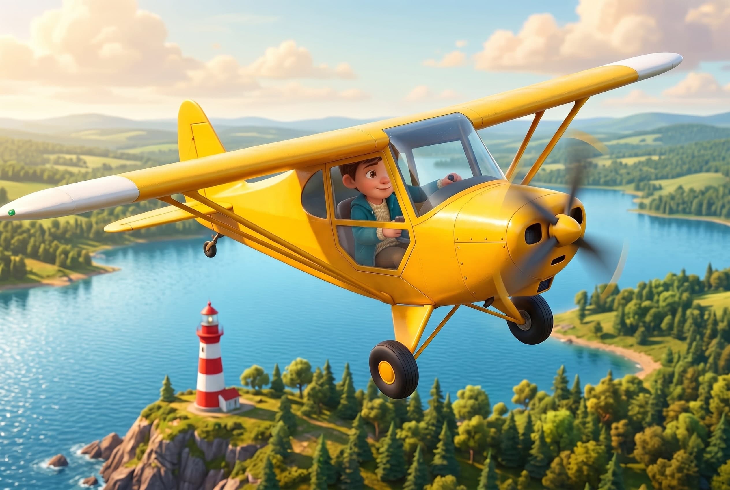 Mon petit avion — scène d'intérieur 3