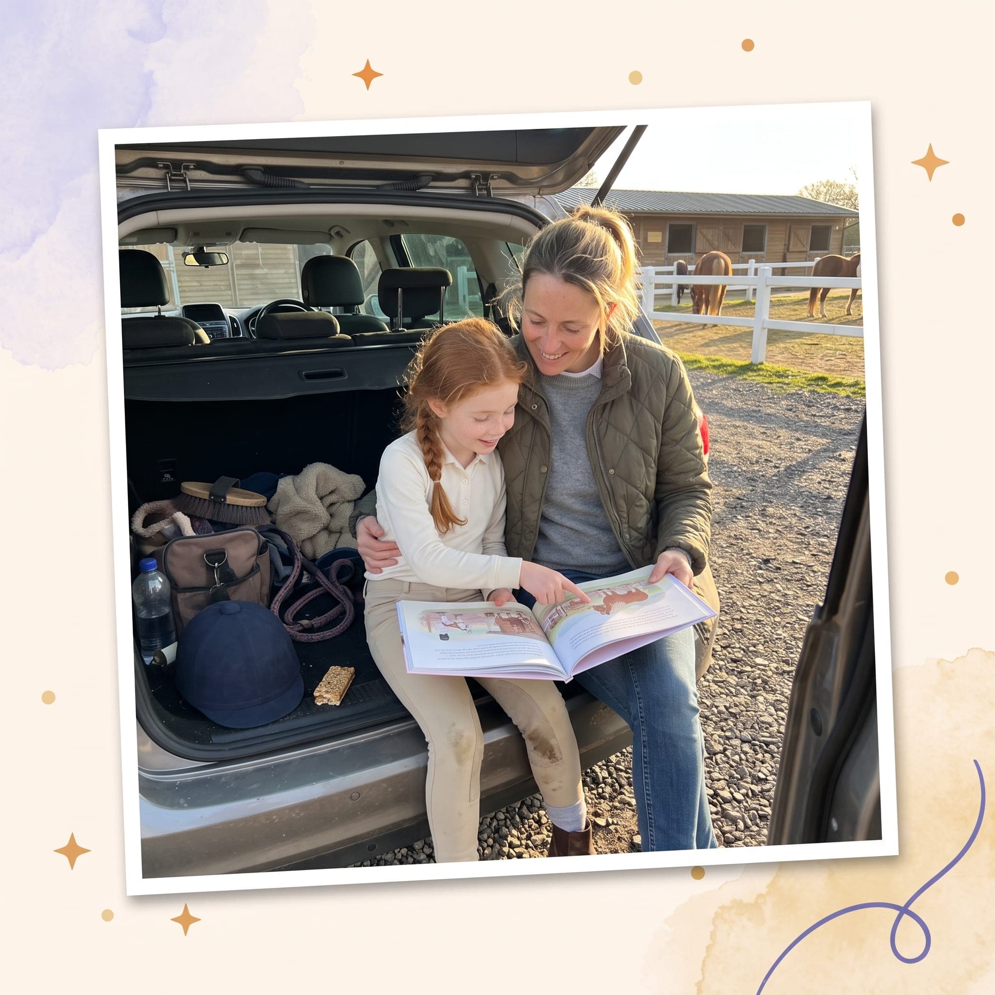 Mon poney et moi — moment de lecture en famille