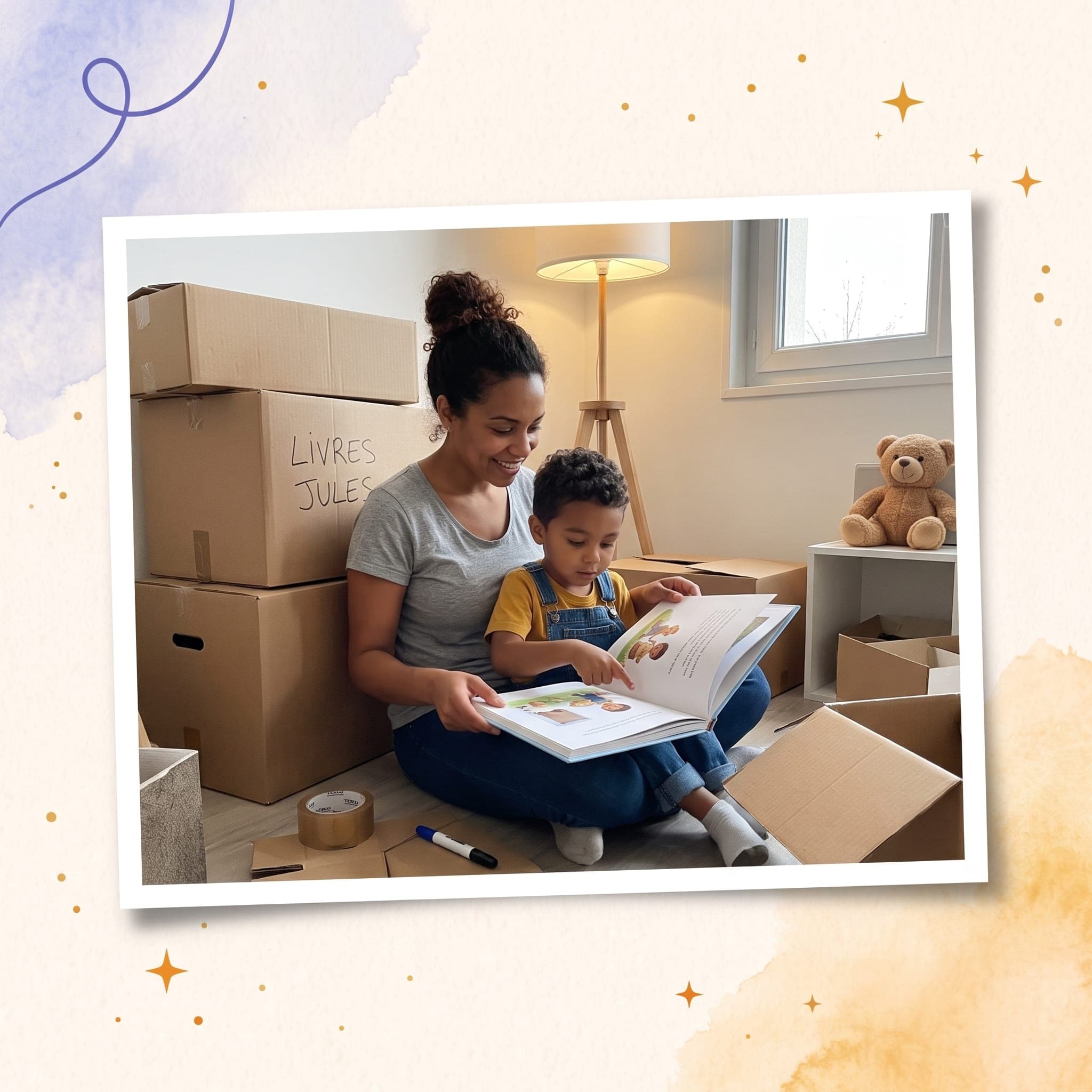 On déménage ! — moment de lecture en famille
