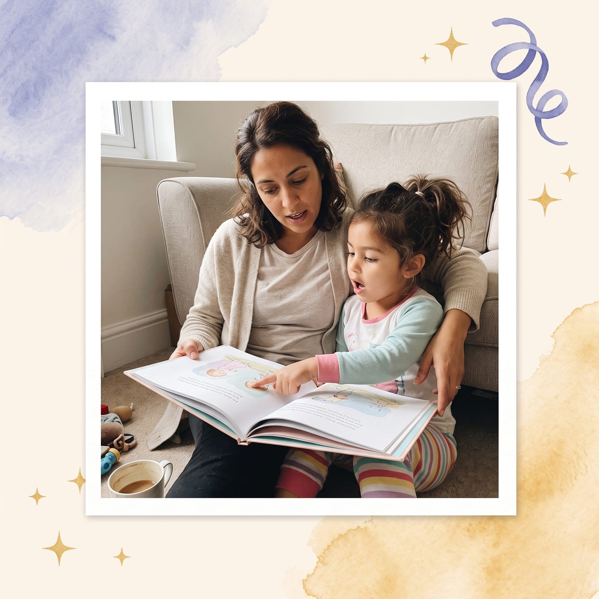 Notre histoire, avant toi — moment de lecture en famille