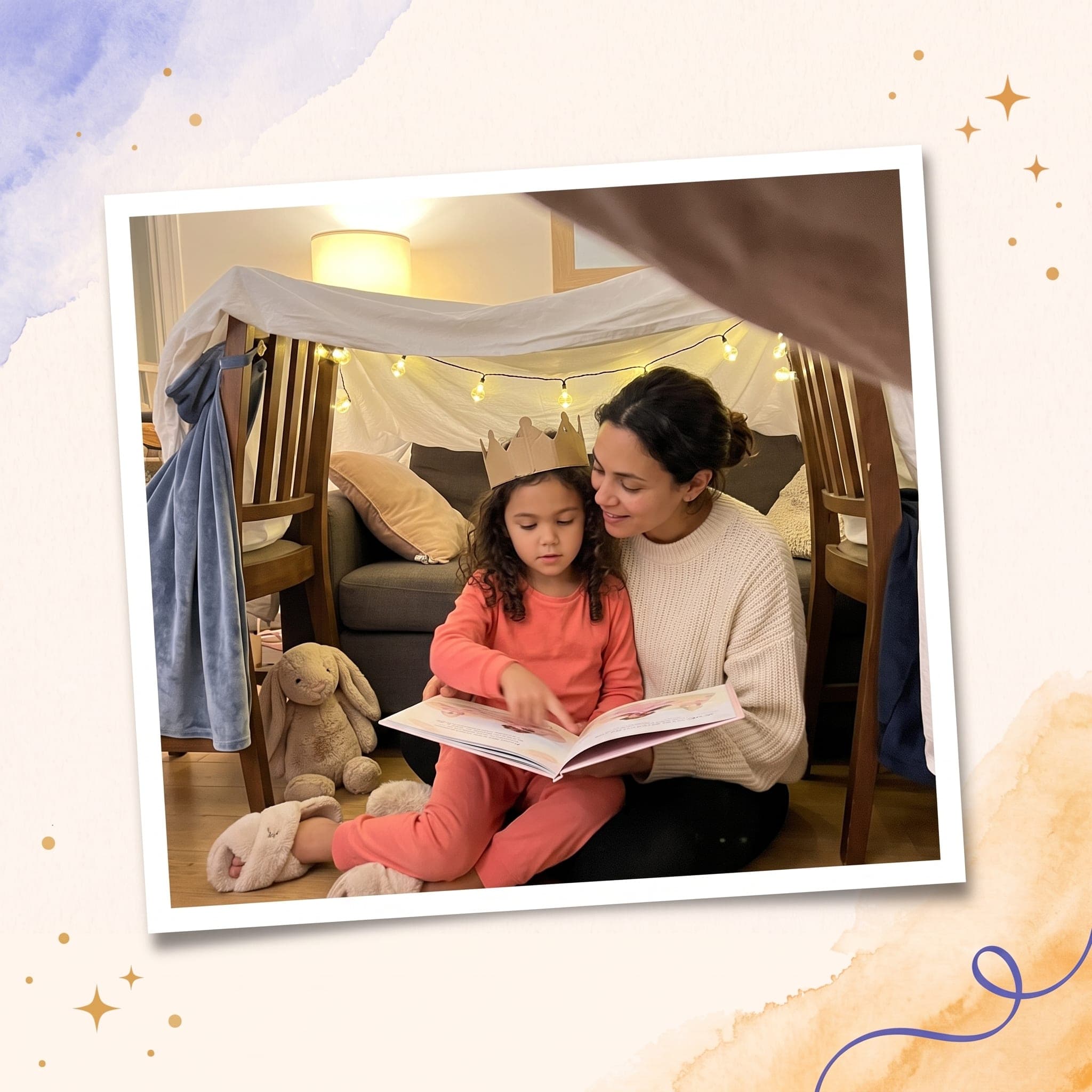 Petite princesse — moment de lecture en famille