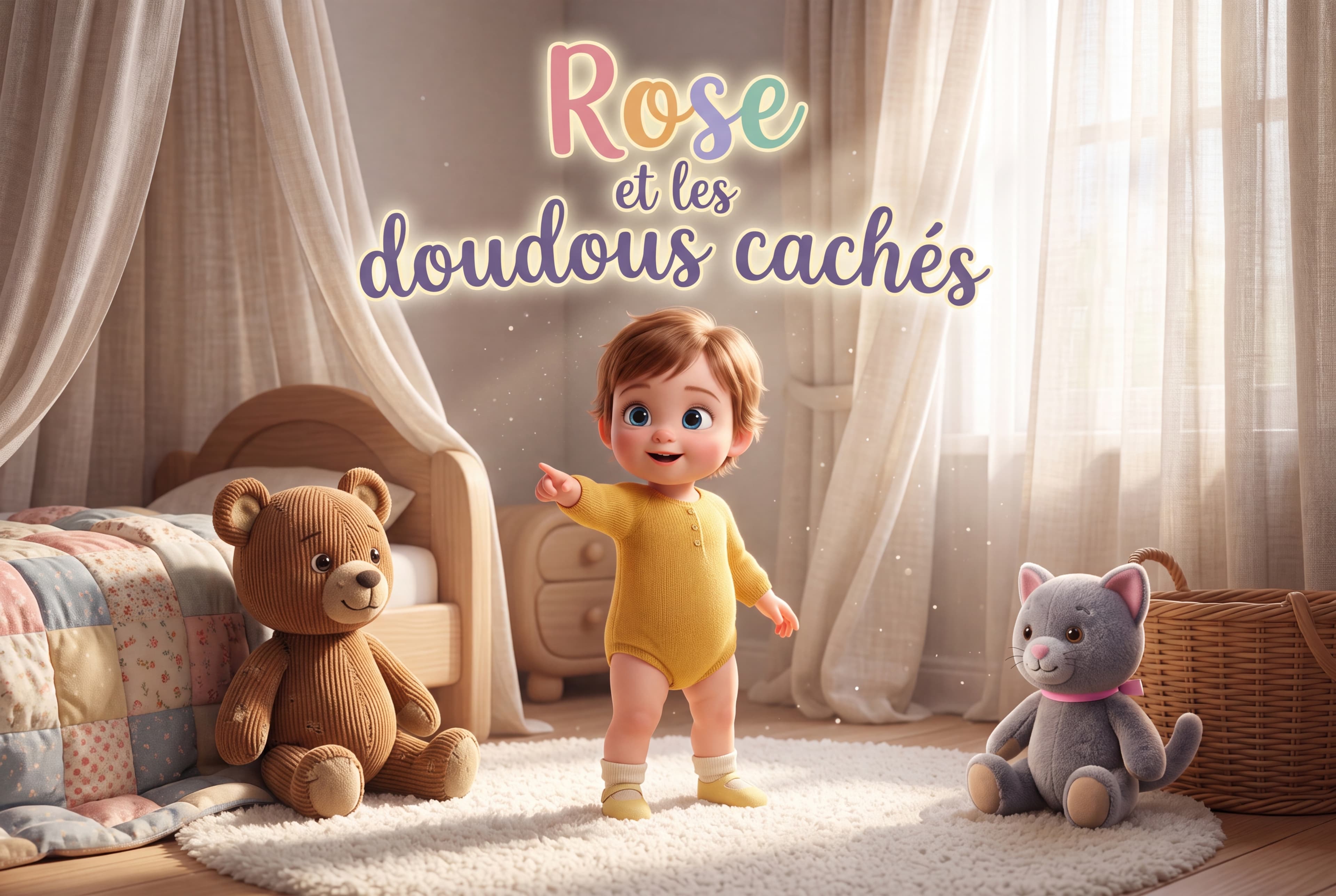 Rose et les doudous cachés