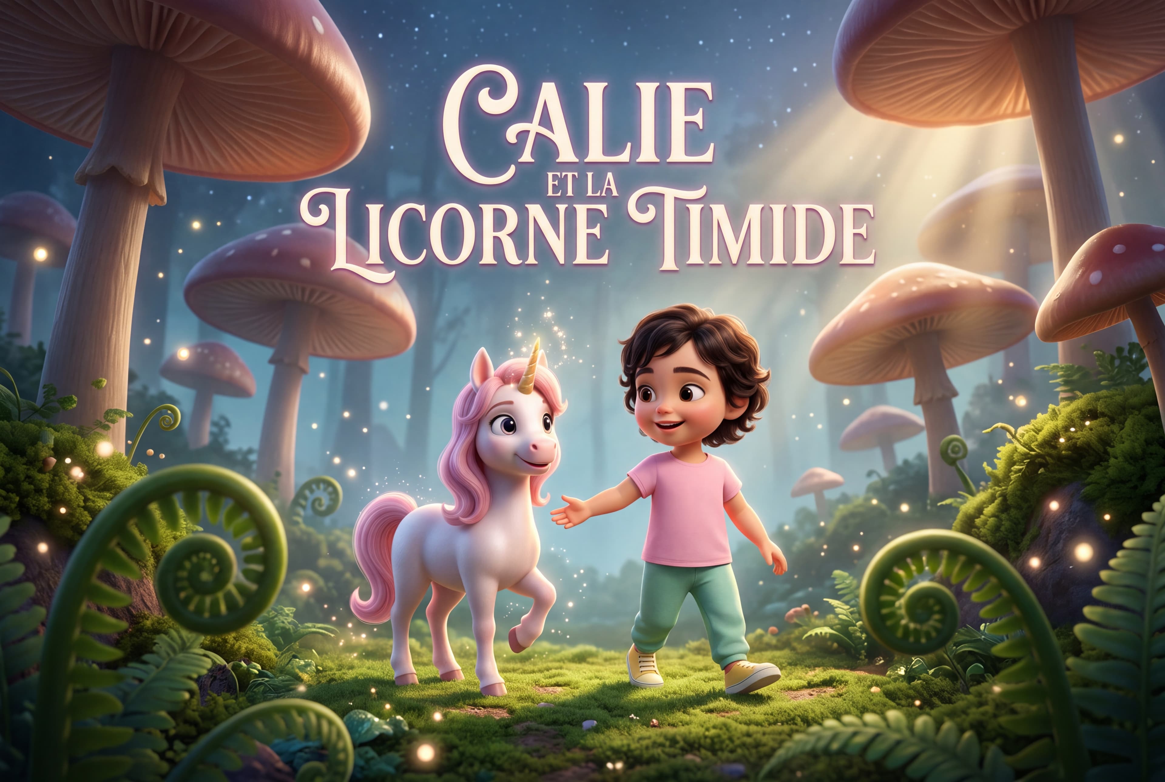 Calie et la licorne timide