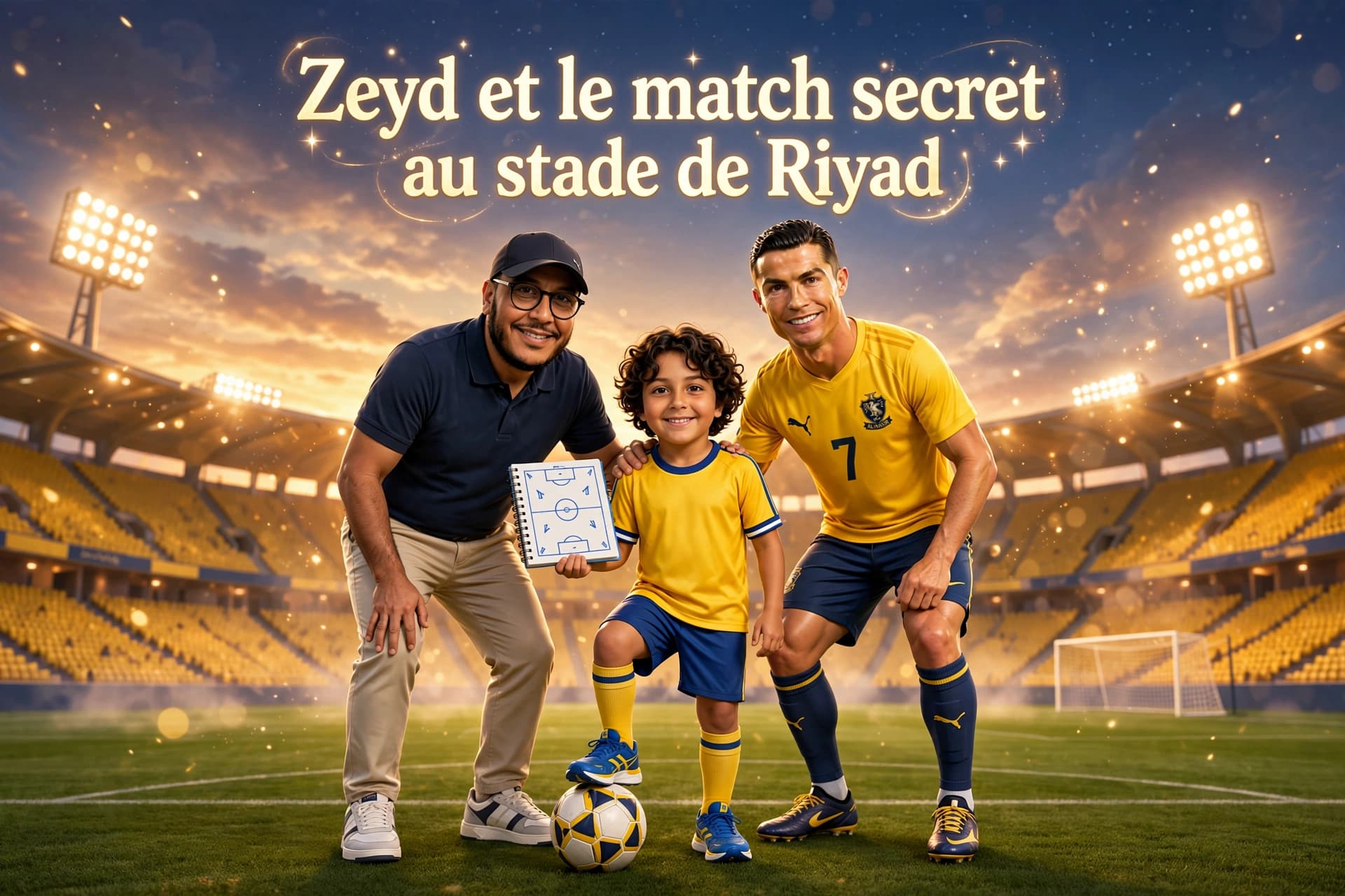 Zeyd et le match secret au stade de Riyad